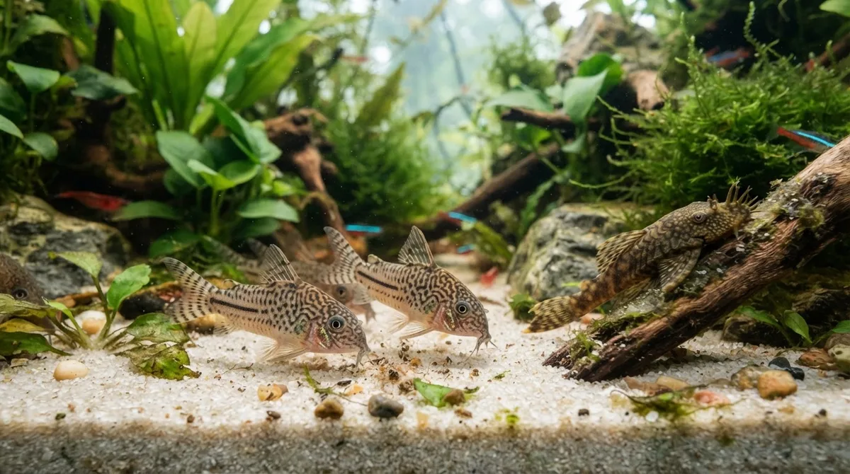 Сомики для аквариума: коридорасы, анциструсы и уход